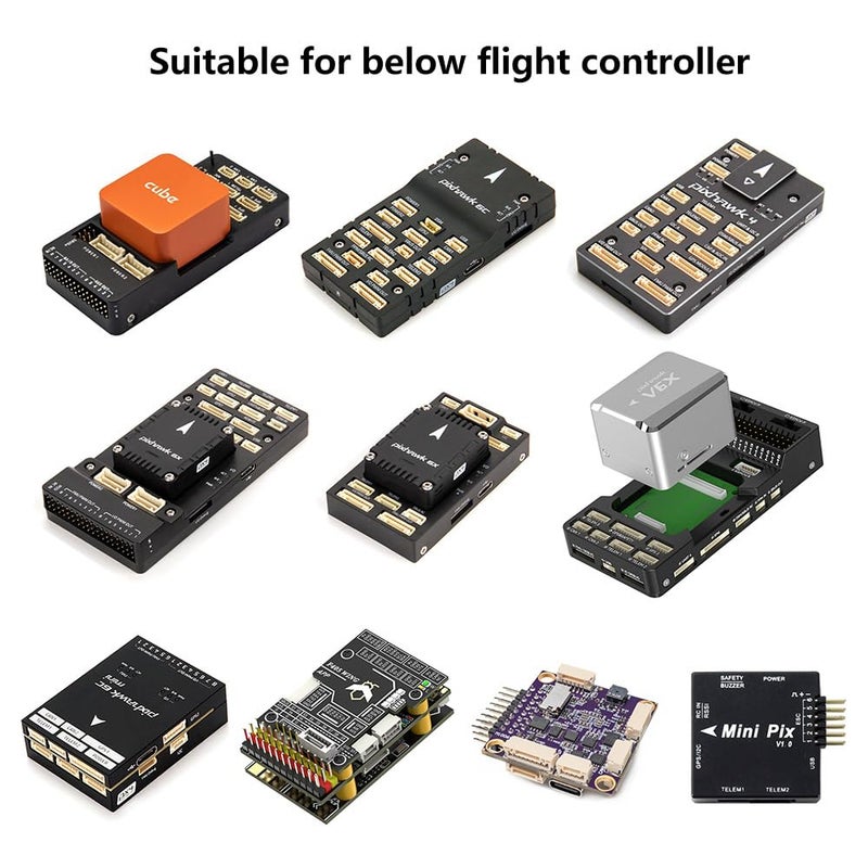 elechawk GH1.25 to Dupont2.54 Pre-Crimped Cables and Connectors Kit Compatible with JST GH 1.25mm for Pixhawk4 Pixhawk 6C 6X 20cm Silicone Wire - Image 5